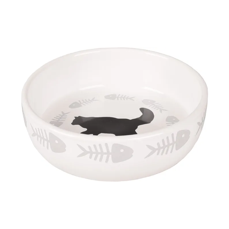 GAMELLE POUR CHAT CATS ROND BLANC 13.5CM - FLAMINGO GAMELLE POUR CHAT CATS ROND BLANC 13.5CM - FLAMINGO