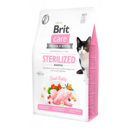 CROQUETTES BRIT CARE SANS CEREALES STERILIZED SENSITIVE - CHAT