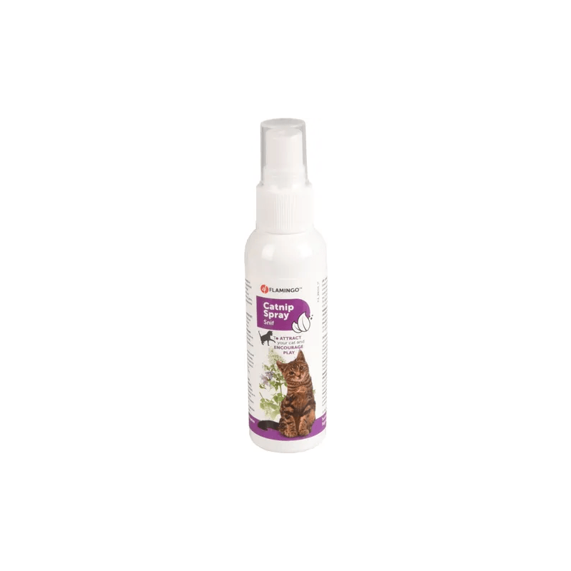 SPRAY SNIF À CHAT TRANSPARENT A BASE DE CATNIP - FLAMINGO SPRAY SNIF À CHAT TRANSPARENT A BASE DE CATNIP - FLAMINGO