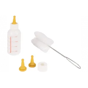 BIBERON ET ACCESSOIRES FLORENCE BLANC POUR CHATON OU CHIOT - FLAMINGO