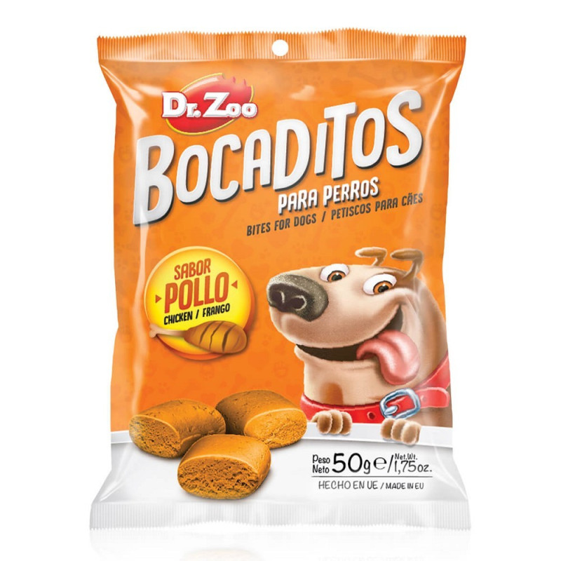 FRIANDISE POUR CHIEN BOCADITOS AU POUET 50G - DR. ZOO FRIANDISE POUR CHIEN BOCADITOS AU POUET 50G - DR. ZOO