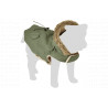 MANTEAU D'HIVER LENNOX VERT POUR CHIEN - FLAMINGO