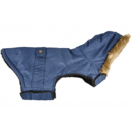 MANTEAU D'HIVER SABI BLEU POUR CHIEN - FLAMINGO