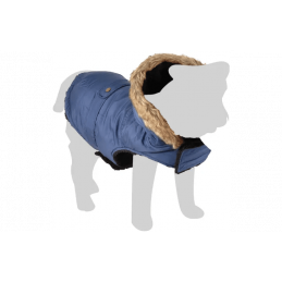 MANTEAU D'HIVER SABI BLEU POUR CHIEN - FLAMINGO