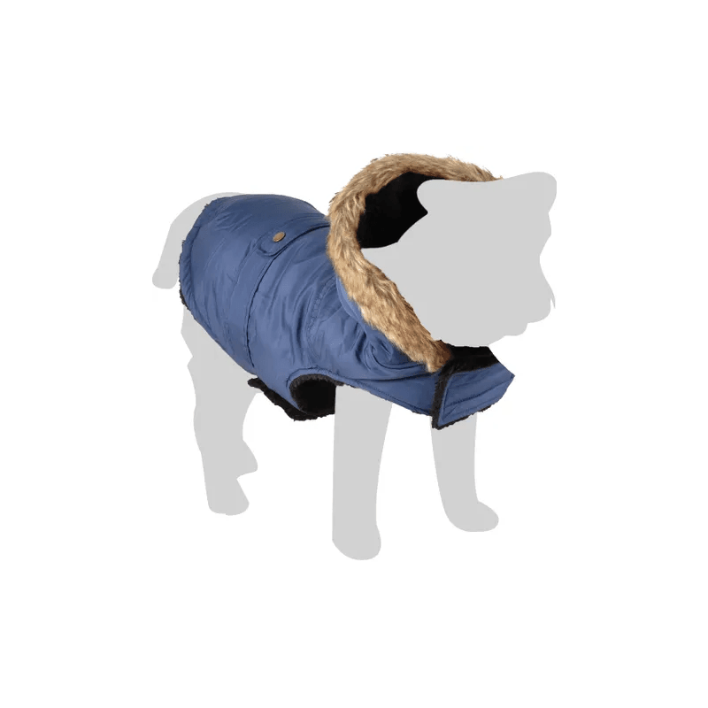 MANTEAU D'HIVER SABI BLEU POUR CHIEN - FLAMINGO