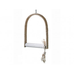 BALANCIER EN SISAL KARLIE POUR OISEAUX - FLAMINGO