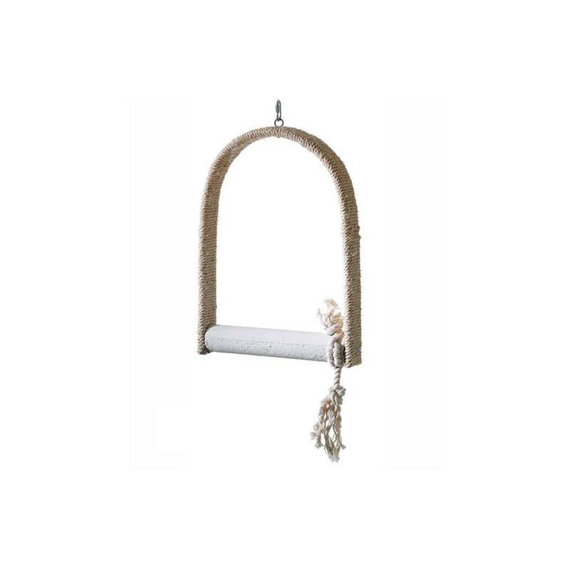 BALANCIER EN SISAL KARLIE POUR OISEAUX - FLAMINGO