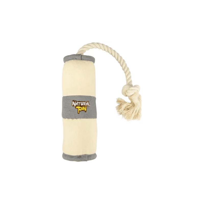 JOUET NATURAL FUN DUMMY AVEC CORDE GRIS & BEIGE - FLAMINGO JOUET NATURAL FUN DUMMY AVEC CORDE GRIS & BEIGE - FLAMINGO