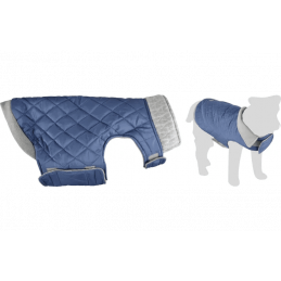 MANTEAU MANON BLEU - POUR CHIEN - FLAMINGO