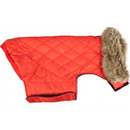 MANTEAU ELIA ROUGE - POUR CHIEN - FLAMINGO