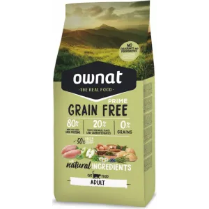 OWNAT PRIME GRAIN FREE ADULT SANS CÉRÉALES POULET & DINDE POUR CHAT ADULTE