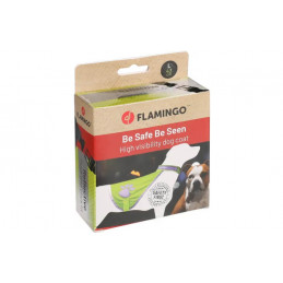 GILLET DE SÉCURITÉ REFI JAUNE FLUO POUR CHIEN - FLAMINGO