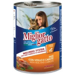 Pate Pour Chat Veau Carottes Morando 400g