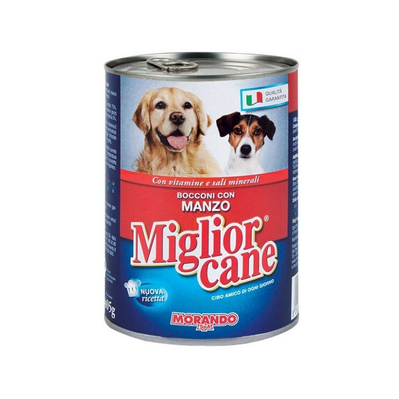MORCEAUX POUR CHIEN - BOEUF - MORANDO - 405G MORCEAUX POUR CHIEN - BOEUF - MORANDO - 405G