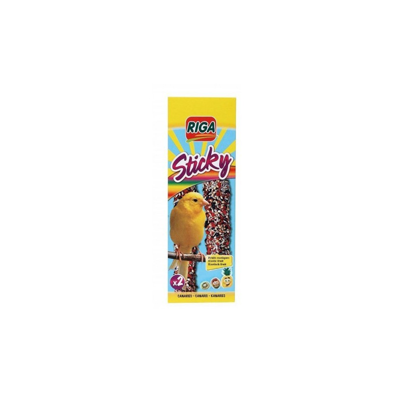 RIGA STICKY FRUIT EXOT. POUR CANARIS - 2x60g