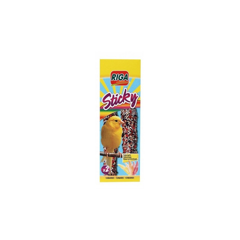 RIGA STICKY COLORATION POUR CANARIS - 2x60g