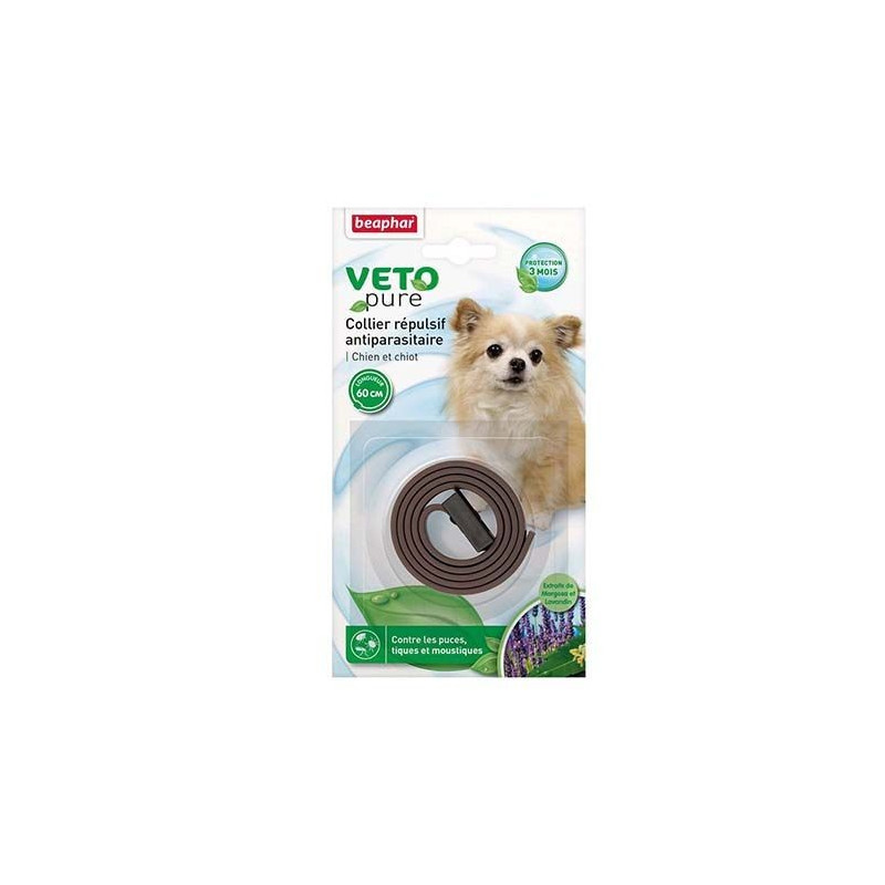 COLLIER RÉPULSIF ANTIPARASITAIRE POUR CHIEN ET CHIOT COLLIER RÉPULSIF ANTIPARASITAIRE POUR CHIEN ET CHIOT