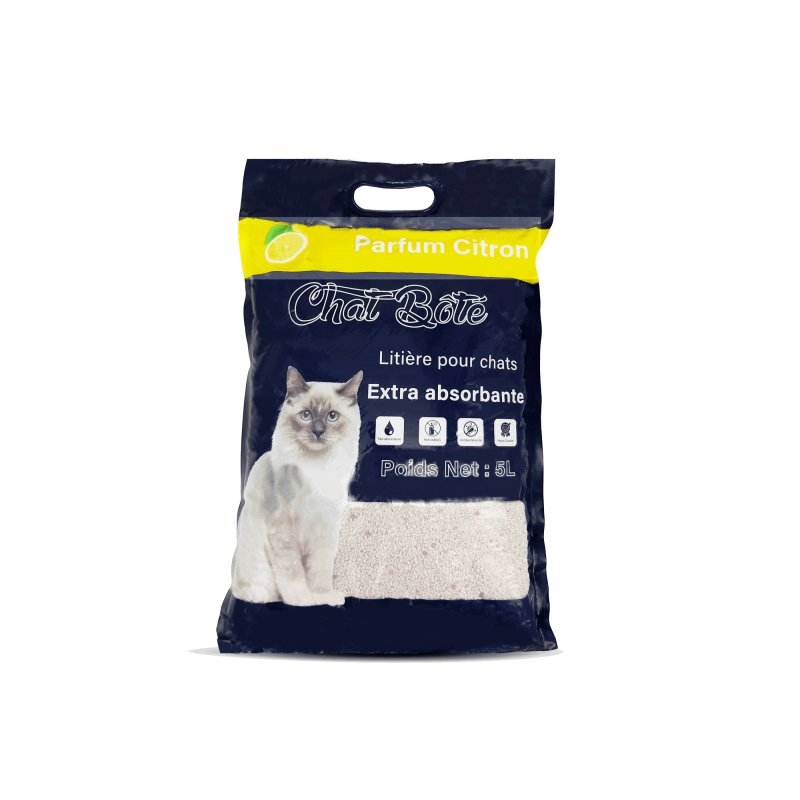 LITIERE ABSORBANTE - CITRON - CHAT BOTE - 5 L