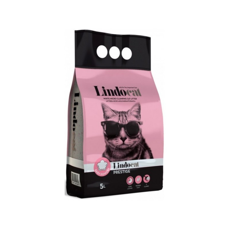 LITIERE PRESTIGE (BABYPOWDER) COMPACT 5L - LINDOCAT