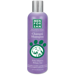 SHAMPOING AMPLIFICATEUR DE LA COULEUR BLANCHE MEN FOR SAN POUR CHIEN 300ML