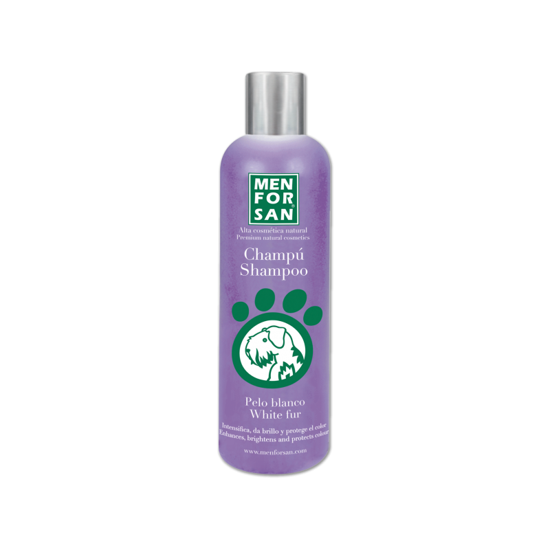 SHAMPOING AMPLIFICATEUR DE LA COULEUR BLANCHE MEN FOR SAN POUR CHIEN 300ML