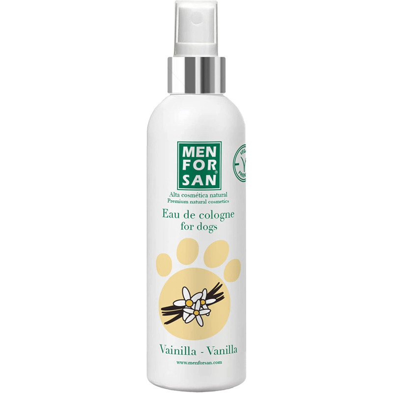 EAU DE COLOGNE VANILLE POUR CHIEN - MEN FOR SAN - 125 ML EAU DE COLOGNE VANILLE POUR CHIEN - MEN FOR SAN - 125 ML