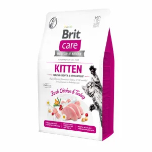 CROQUETTES BRIT CARE SANS CEREALES HEALTHY GROWTH & DEVELOPEMENT POUR CHATON - 2KG