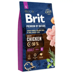 CROQUETTES BRIT PREMIUM BY NATURE ADULT S -  POUR CHIEN ADULTE DE PETITE TAILLE – 3KG