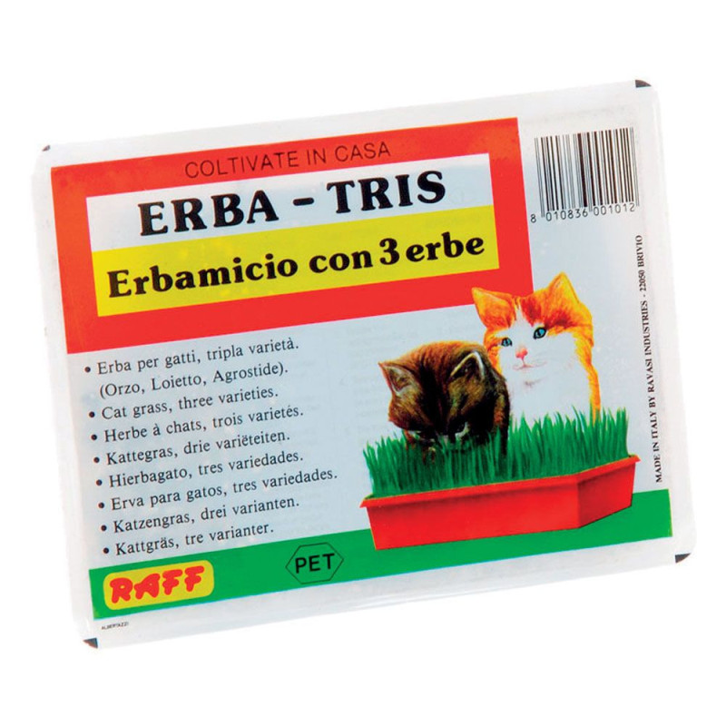 HERBES FRAICHES POUR CHAT - ERBA-TRIS - RAFF