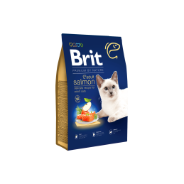 CROQUETTES BRIT PREMIUM ADULTE AU SAUMON - POUR CHAT -  1,5KG