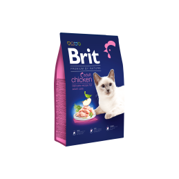CROQUETTES BRIT PREMIUM ADULTE AU POULET - POUR CHAT -  1,5KG