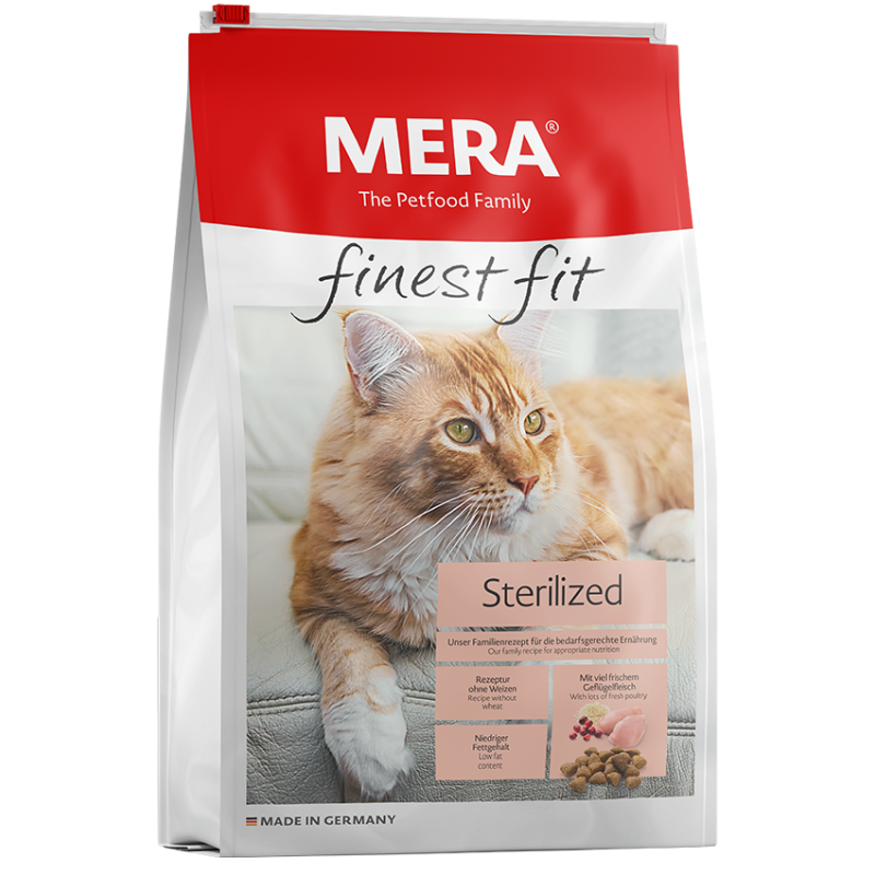 CROQUETTES MERA FITNESS FIT STERILIZED POUR CHAT - 4KG