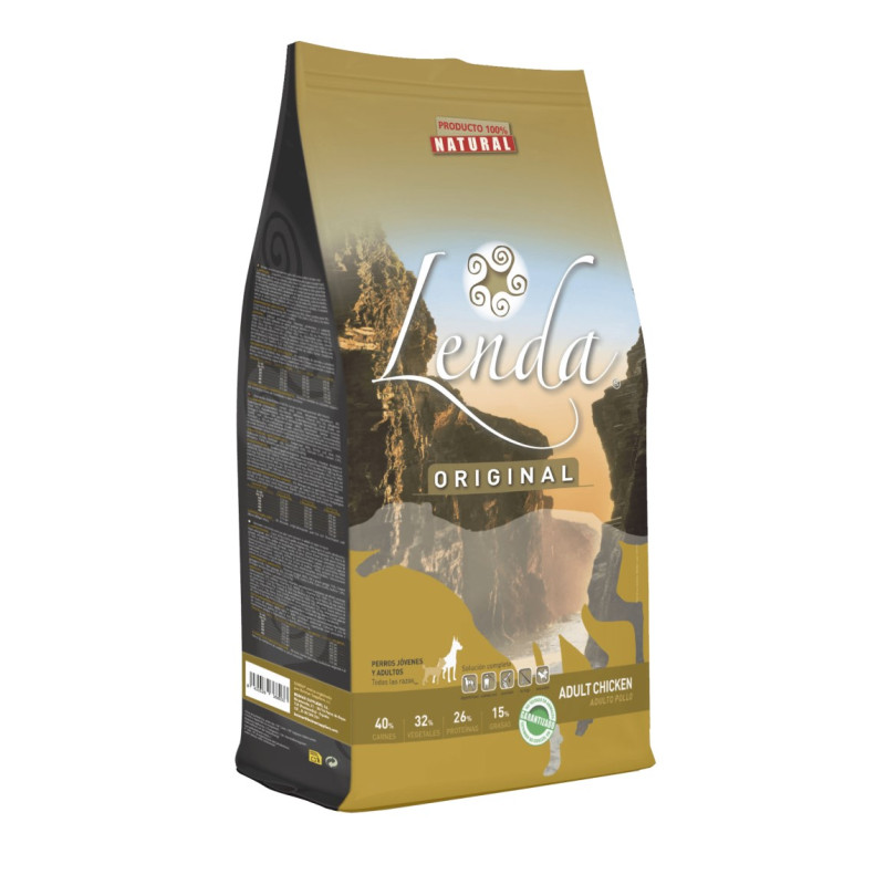 CROQUETTES POUR CHIEN LENDA ORIGINAL POULET 3KG