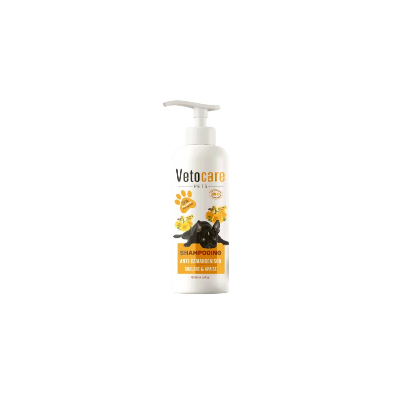 SHAMPOING POUR CHIEN - ANTI DÉMANGEAISON - 200ml