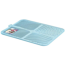 TAPIS ANTI-POUSSIÈRE POUR BAC À LITIÈRE ET TOILETTE